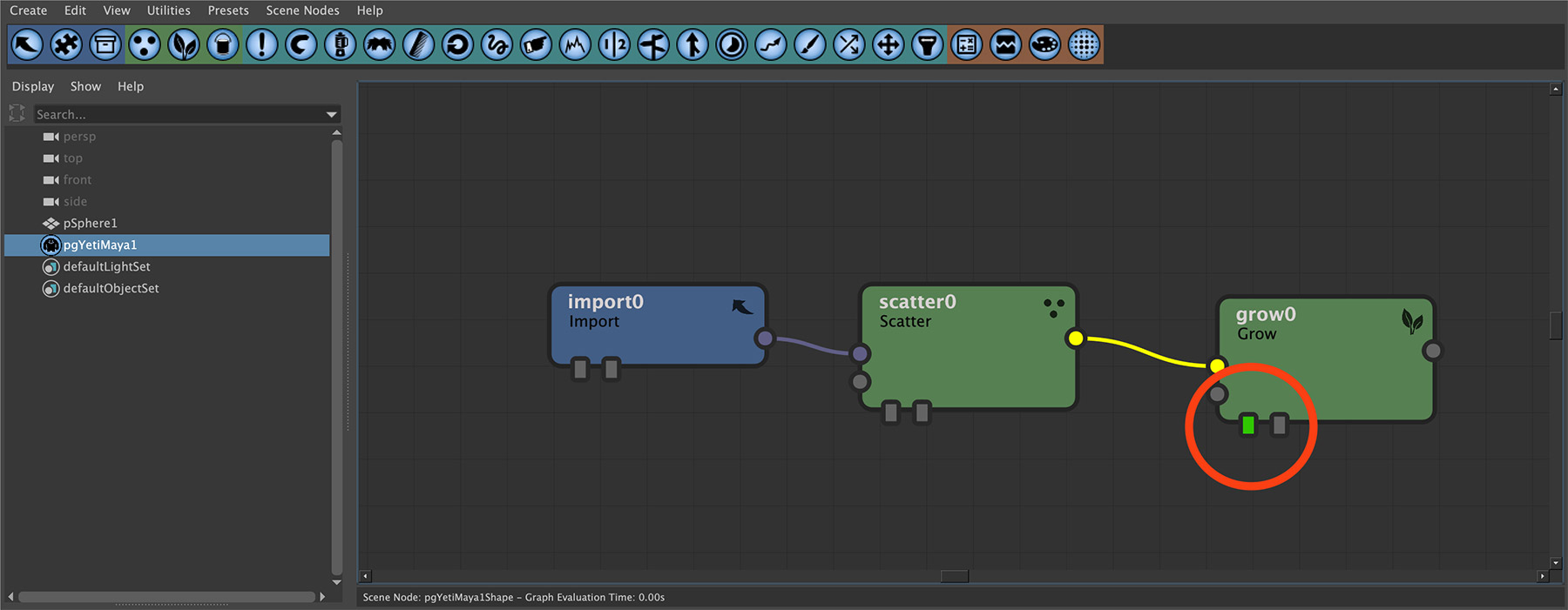 Setting a Root node