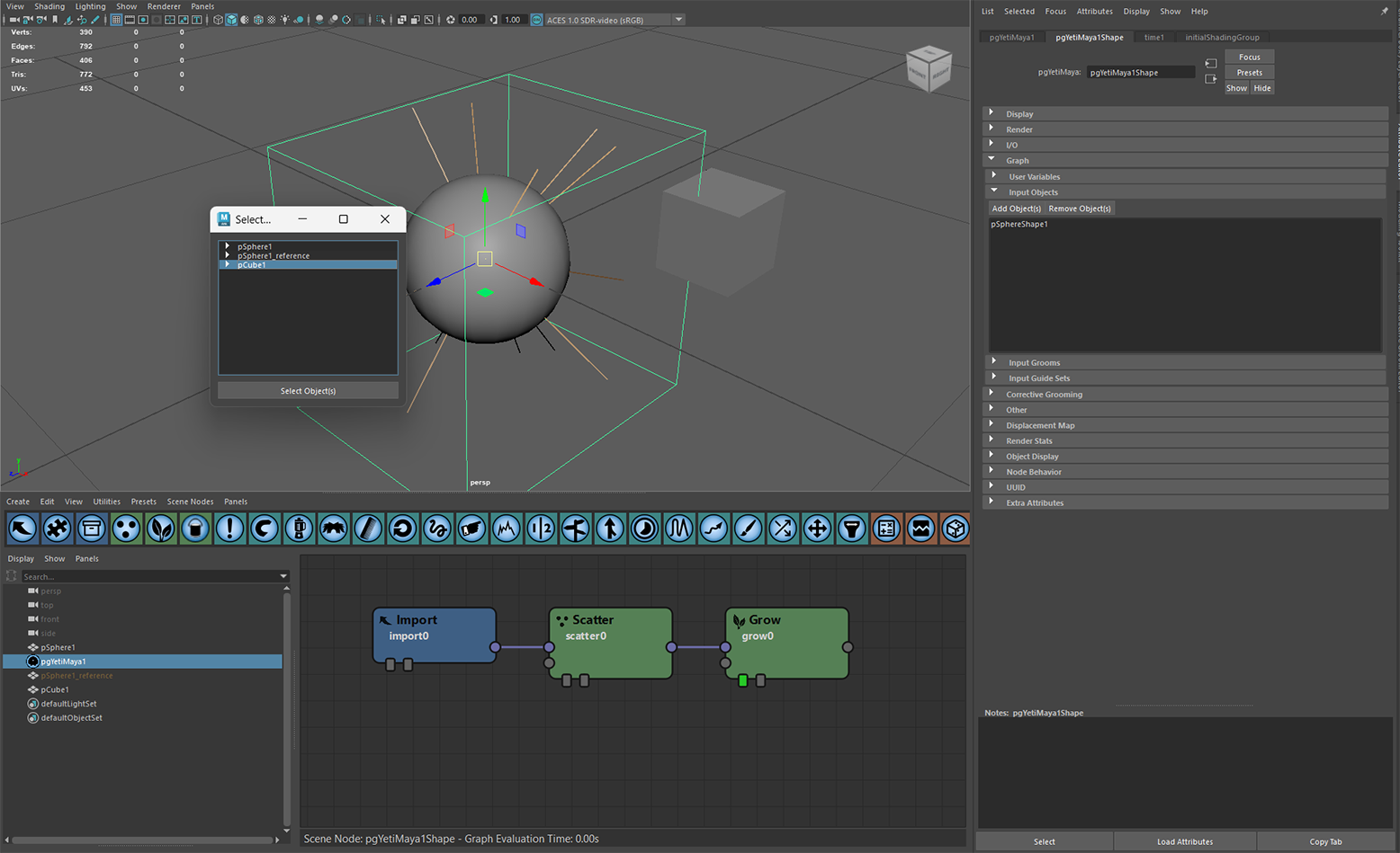 Adding a cube to the graph