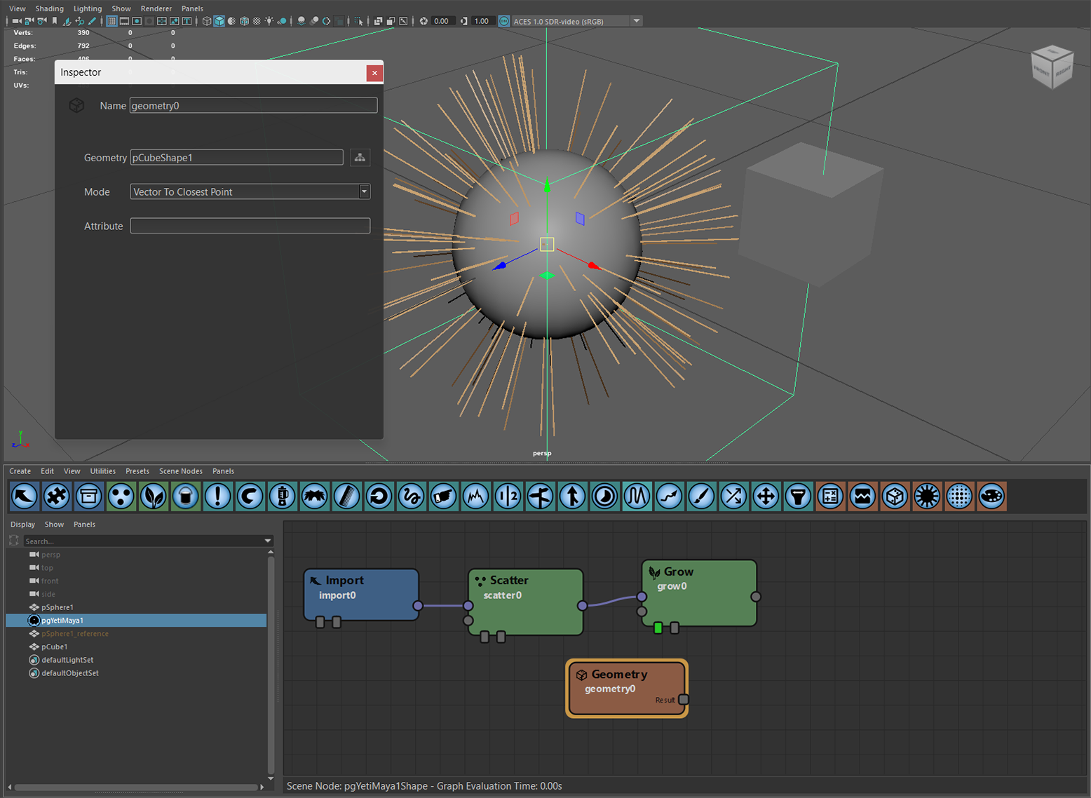 Create a Geometry sampler